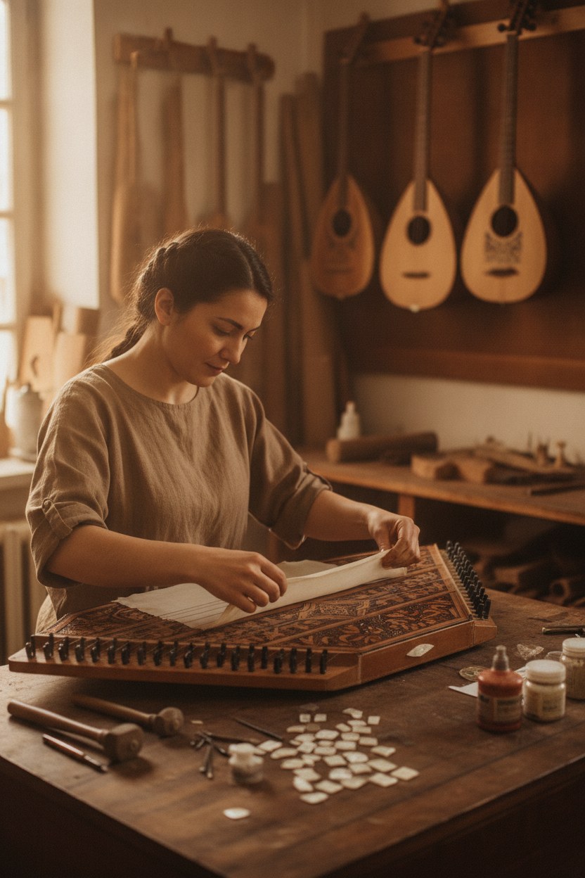 Meryem Aksoy, deri ve süsleme ustası